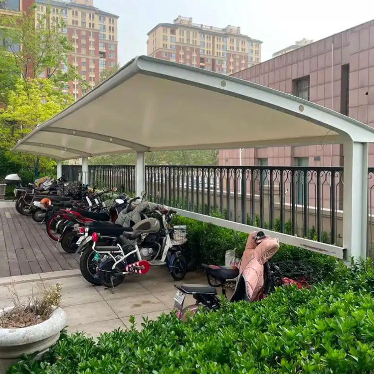 措美县膜结构电动车棚